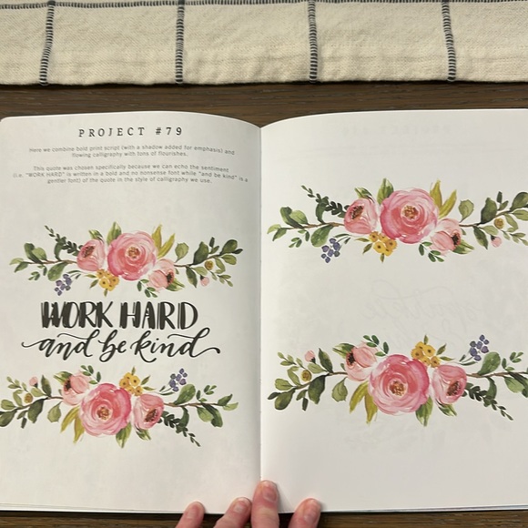 NWOT Calligraphy project book - Picture 7 of 12